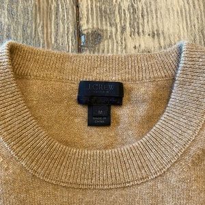 J. Crew 100% Cashmere Tippi Sweater tan taupe Medium